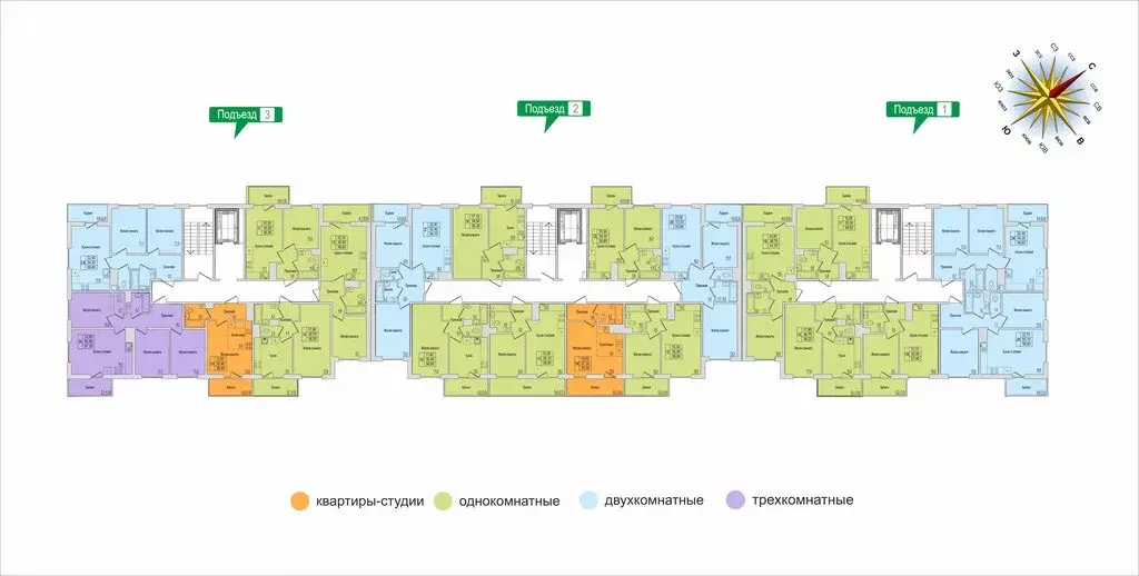 2-комнатная квартира: Псков, улица Юности, 10к2 (56.6 м) - Фото 2