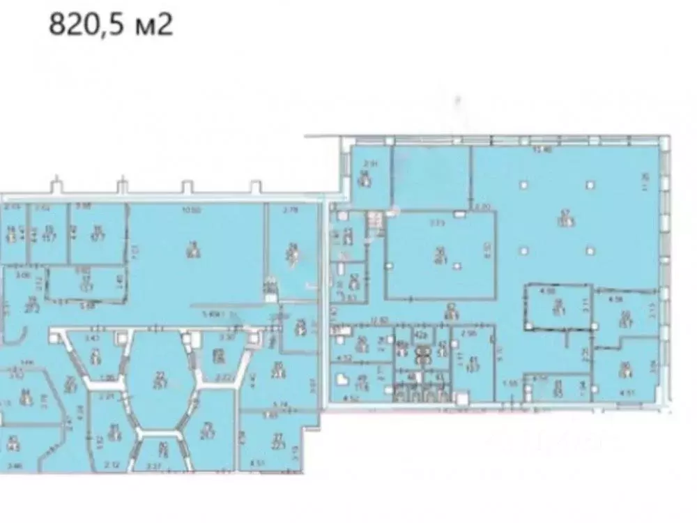 Офис в Москва 2-я Хуторская ул., 38А (821 м) - Фото 1