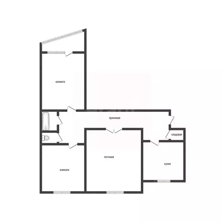 3-к кв. Алтайский край, Бийск Ленинградская ул., 55 (65.5 м) - Фото 2