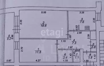 2-к кв. Тверская область, Кашин Комсомольская ул., 3 (56.3 м) - Фото 0