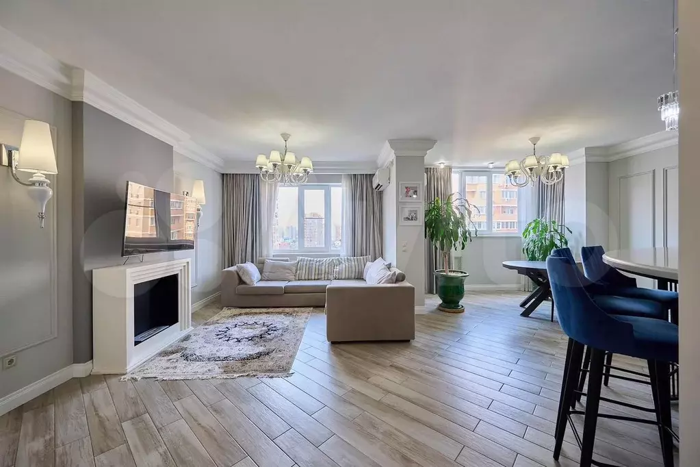 3-к. квартира, 150 м, 11/17 эт. - Фото 1