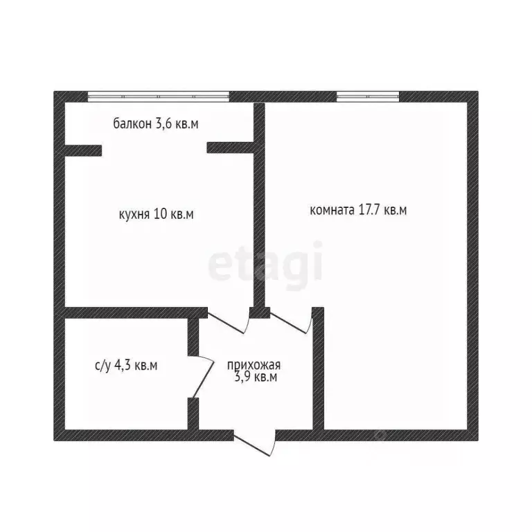 1-к кв. Краснодарский край, Горячий Ключ ул. Объездная, 18к3 (39.5 м) - Фото 1