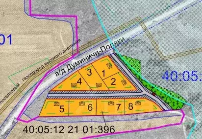 Участок в Калужская область, Думиничи с/пос  (2.02 сот.) - Фото 1