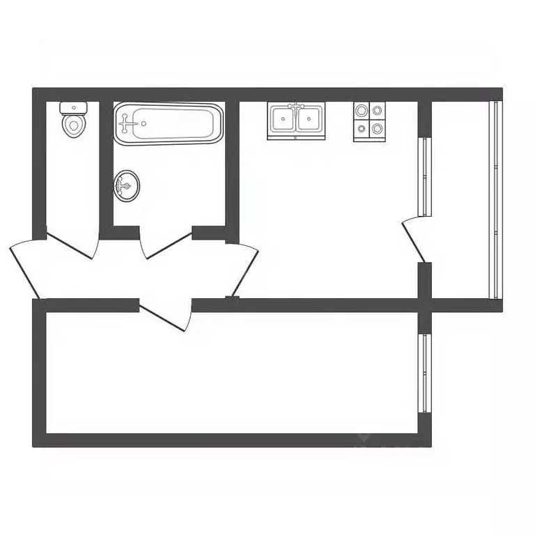 1-к кв. Владимирская область, Ковровский муниципальный округ, пос. ... - Фото 2