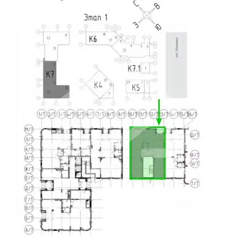 Помещение свободного назначения в Москва наб. Марка Шагала, 15к1 (130 ... - Фото 2