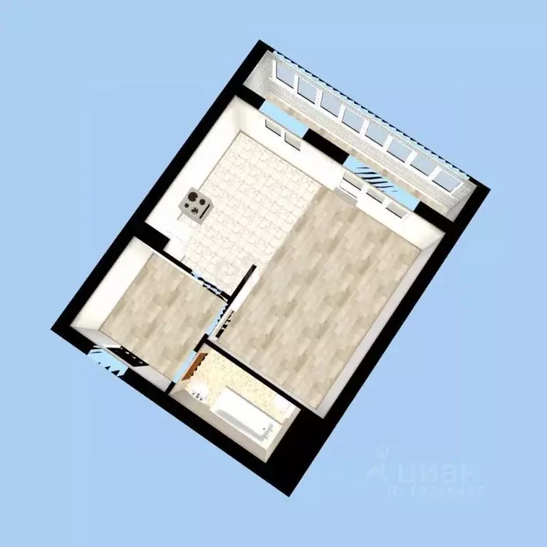 Студия Башкортостан, Уфа ул. Комарова, 8 (40.9 м) - Фото 2