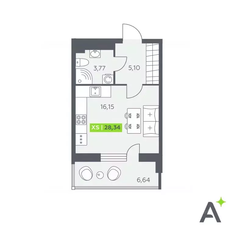 Студия Ленинградская область, Всеволожский район, Заневское городское ... - Фото 0
