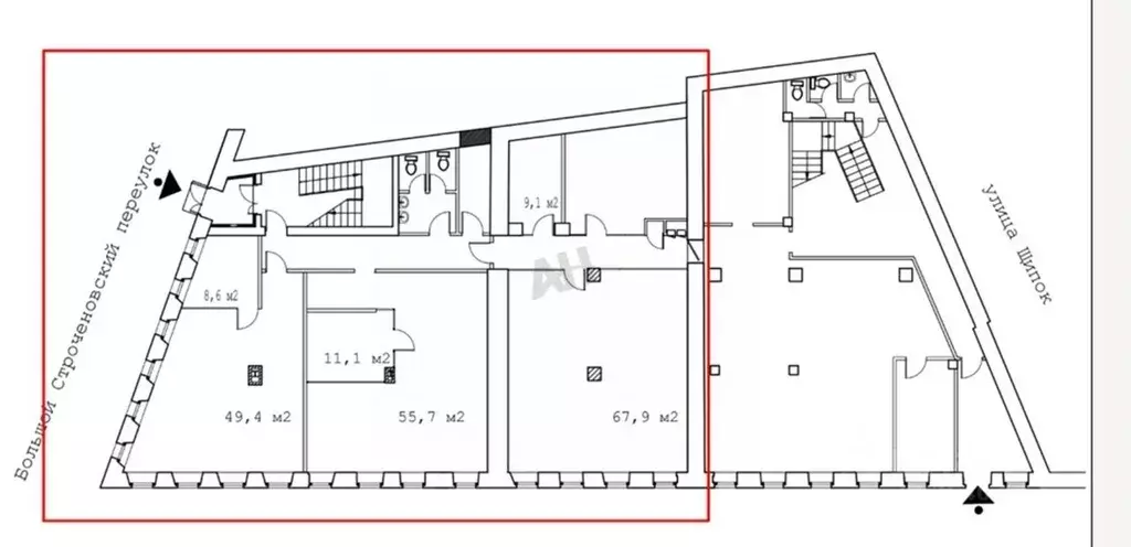 Офис в Москва ул. Щипок, 9/26С3 (286 м) - Фото 2