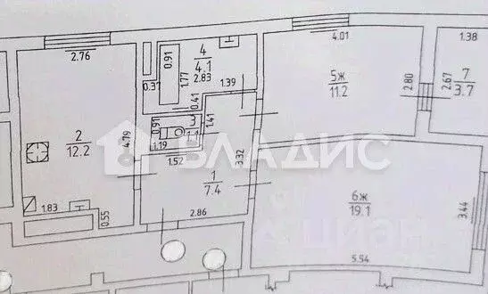 2-к кв. Калининградская область, Калининград Осенняя ул., 7 (56.0 м) - Фото 2