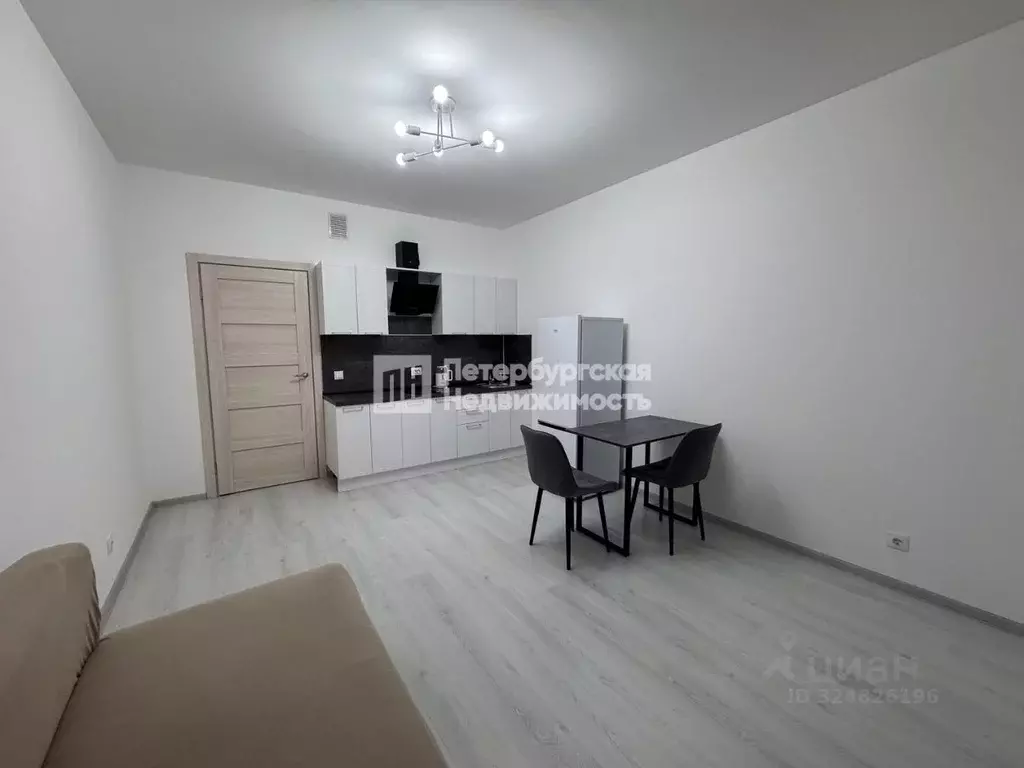 Студия Санкт-Петербург ул. Верхне-Каменская, 11к1 (25.1 м) - Фото 2