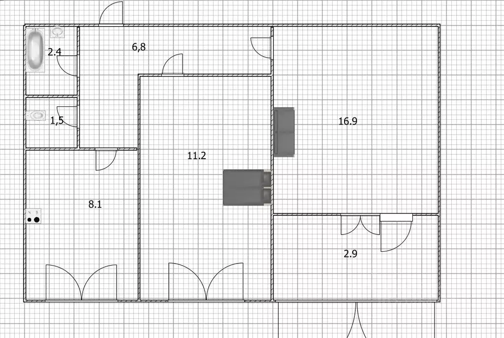 2-к кв. Башкортостан, Уфа ул. Булата Имашева, 8 (47.0 м) - Фото 2