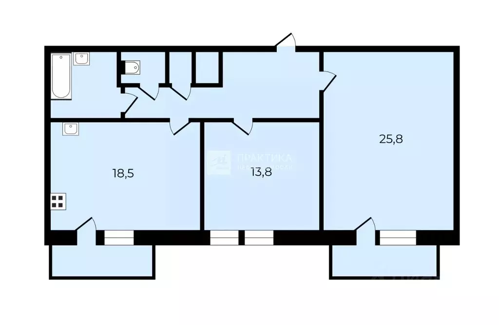 2-к кв. Москва ул. Земляной Вал, 2 (73.4 м) - Фото 2