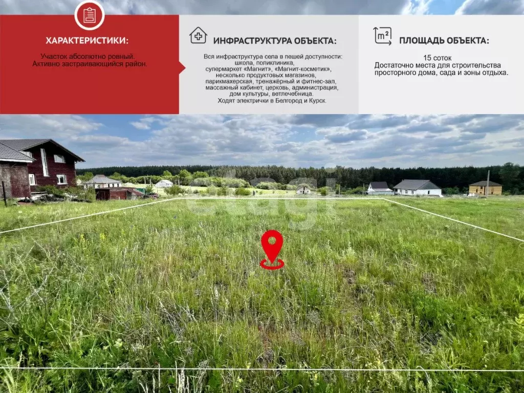 Участок в Белгородская область, Яковлевский муниципальный округ, с. ... - Фото 1