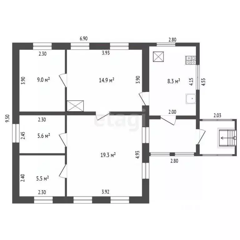 Дом в Саратовская область, Балашов Коммунистическая ул., 227 (65 м) - Фото 2