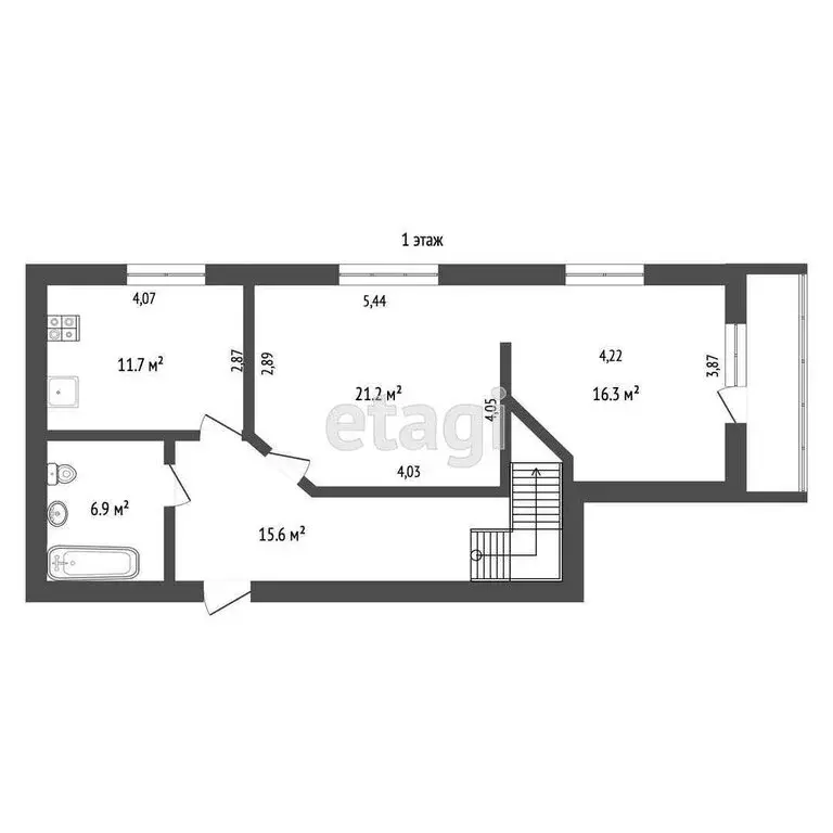 5-комнатная квартира: Тюмень, улица Николая Фёдорова, 6к1 (140.6 м) - Фото 0