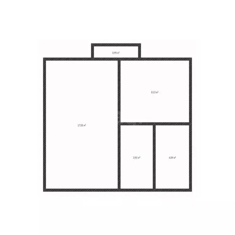1-к кв. Белгородская область, Белгород ул. Щорса, 39а (34.5 м) - Фото 1