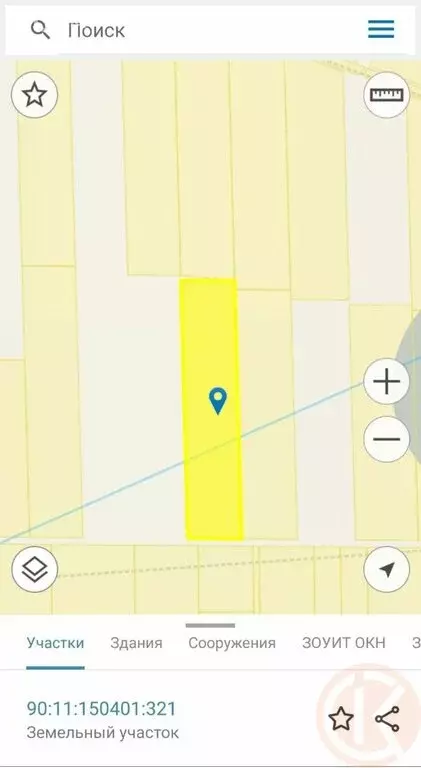 Участок в Сакский район, село Молочное (3.84 м) - Фото 2