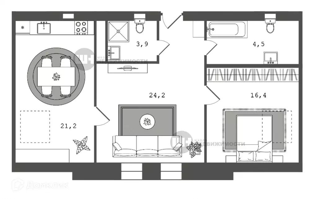 Продаётся 2-к квартира, 73.2 м - Фото 1