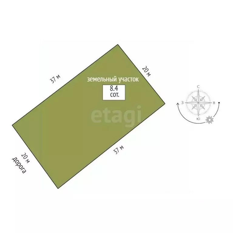 Участок в Крым, Феодосия ул. Владимирская (8.4 сот.) - Фото 2