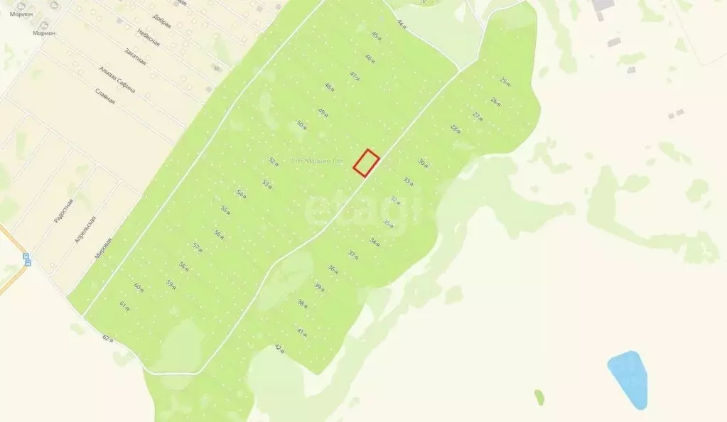 Участок в Новосибирская область, Бердск Марьин Лог СНТ, ул. 50-я, 2 ... - Фото 2