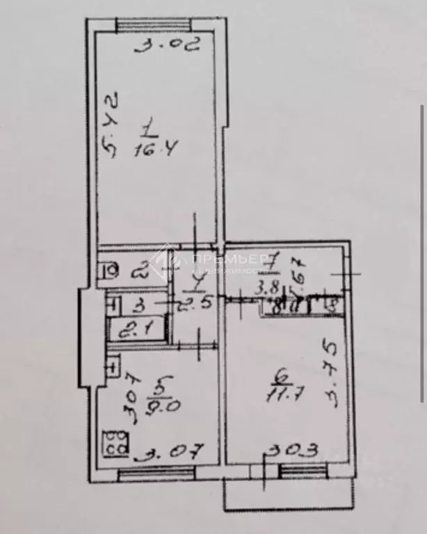 2-к кв. Кировская область, Киров Октябрьский просп., 56а (48.5 м) - Фото 2