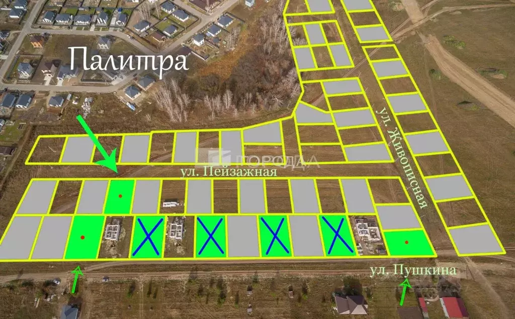 Участок в Алтайский край, Первомайский район, с. Фирсово, Рощино мкр ... - Фото 2