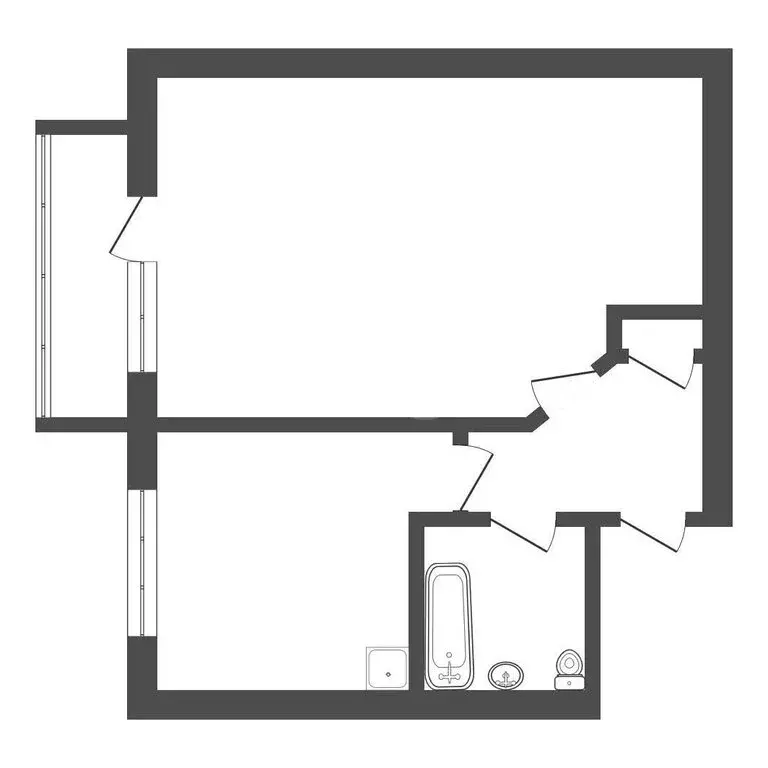 1-комнатная квартира: Юрга, Фестивальная улица, 14 (30 м) - Фото 1