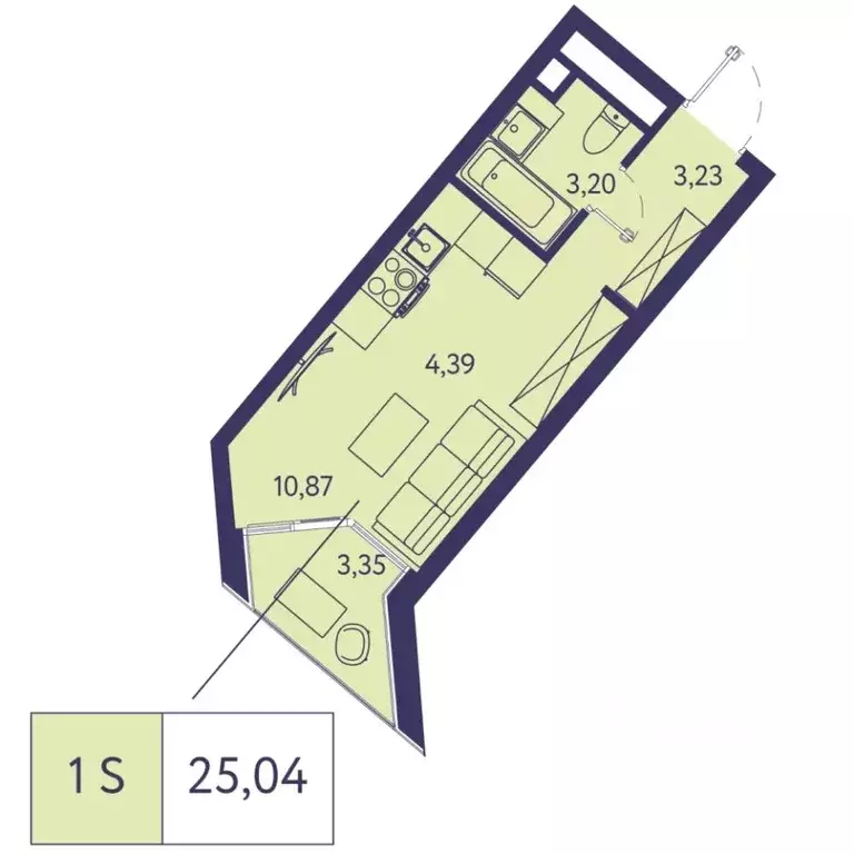 Студия Крым, Ялта муниципальный округ, Виноградное пгт Новая Ливадия ... - Фото 1