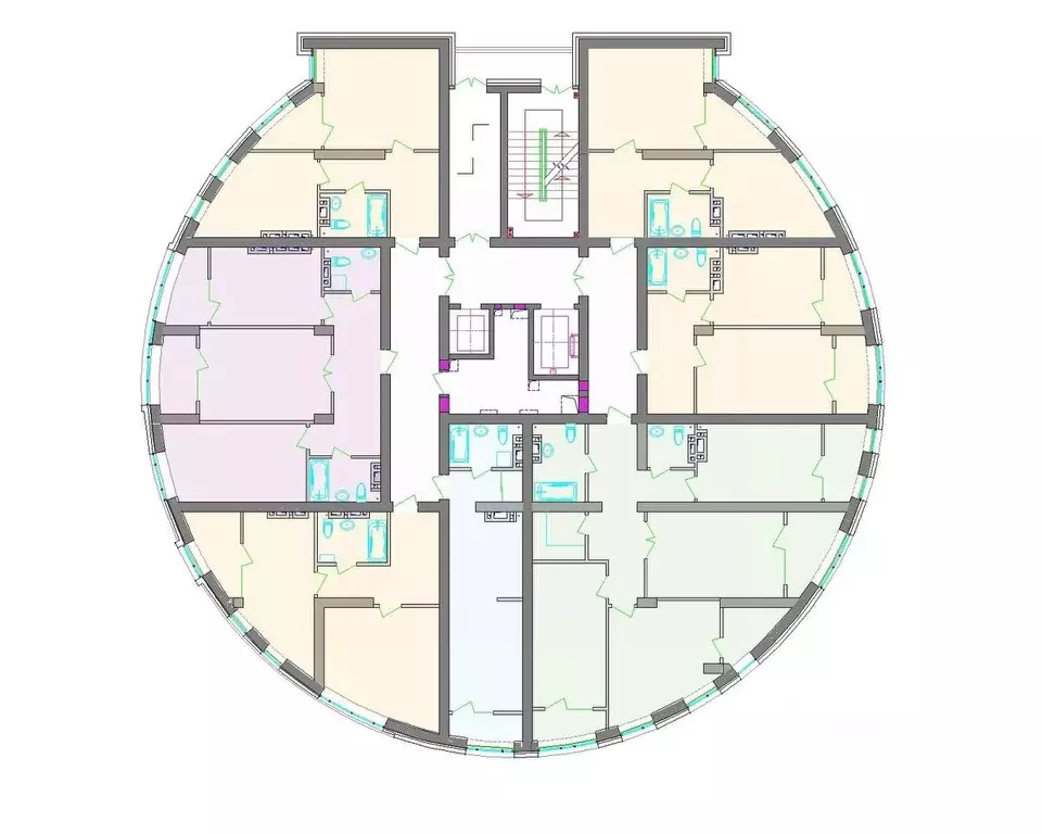 2-к кв. Северная Осетия, Владикавказ 18-й мкр,  (79.62 м) - Фото 2