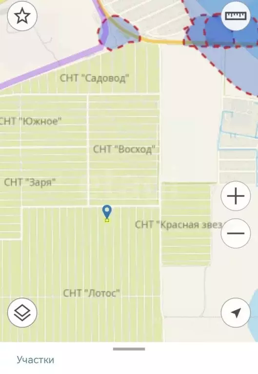 Участок в Краснодарский край, Ейск Лотос СНТ,  (5.0 сот.) - Фото 1