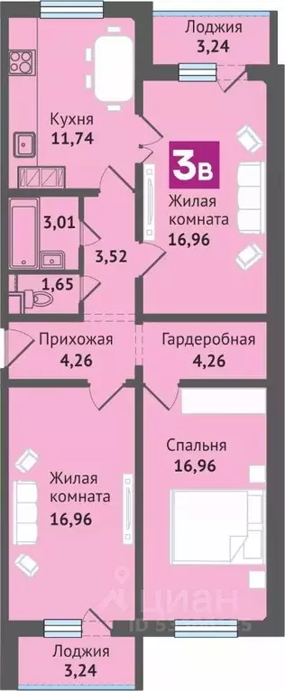 2-к кв. Марий Эл, Медведево городское поселение, Медведево пгт ул. ... - Фото 1