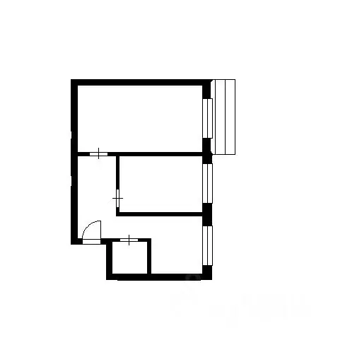 2-к кв. Московская область, Котельники Силикат мкр, 10 (42.5 м) - Фото 2