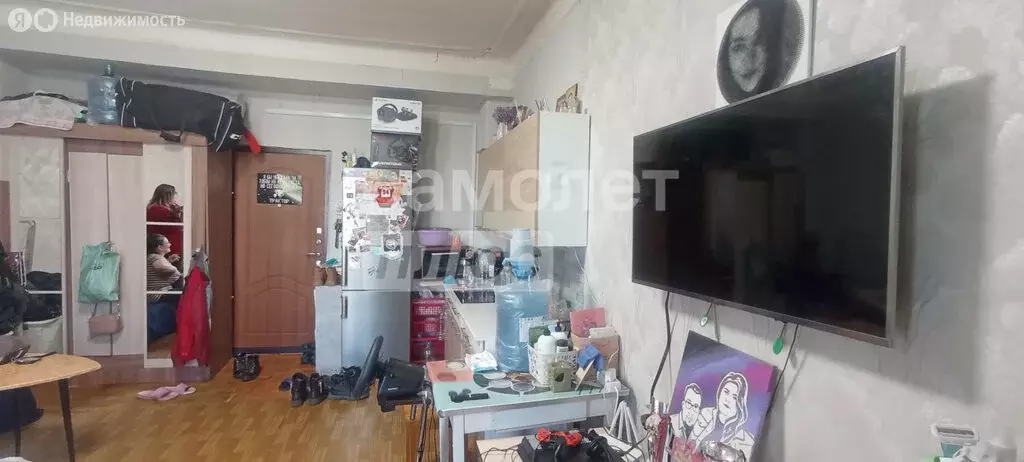 1к в 12-комнатной квартире (24 м) - Фото 2