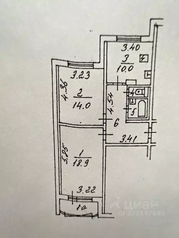 2-к кв. Москва Беловежская ул., 39К5 (60.0 м) - Фото 1
