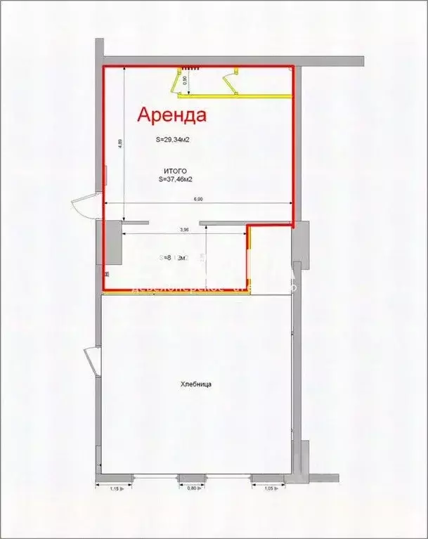 Торговая площадь в Ульяновская область, Ульяновск ул. Димитрова, 2 (37 ... - Фото 2