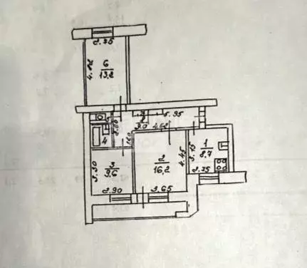 3-к кв. Липецкая область, Липецк ул. Доватора, 16А (61.3 м) - Фото 2