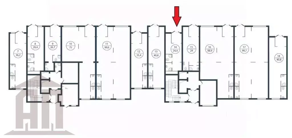 Торговая площадь в Тверская область, Тверь ул. Левитана, 76 (24 м) - Фото 2