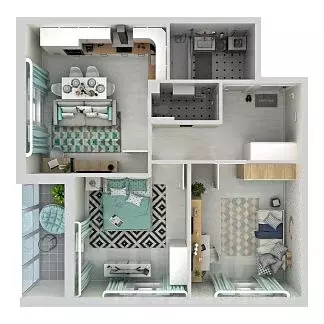 2-к кв. Липецкая область, Липецк Минская ул., 4Вк2 (61.3 м) - Фото 1