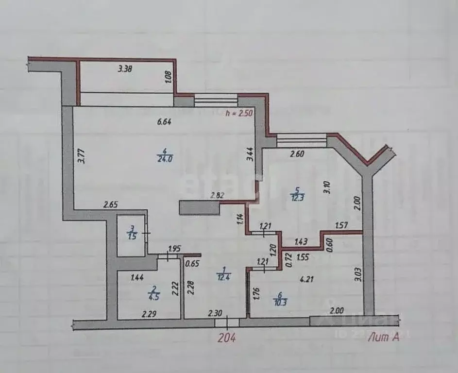 3-к кв. Удмуртия, Ижевск ул. Карла Маркса, 455 (68.0 м) - Фото 1