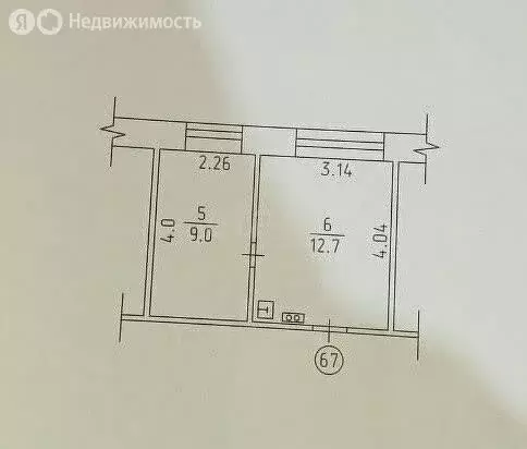 1-комнатная квартира: Можга, микрорайон Наговицынский, 26 (21.7 м) - Фото 0