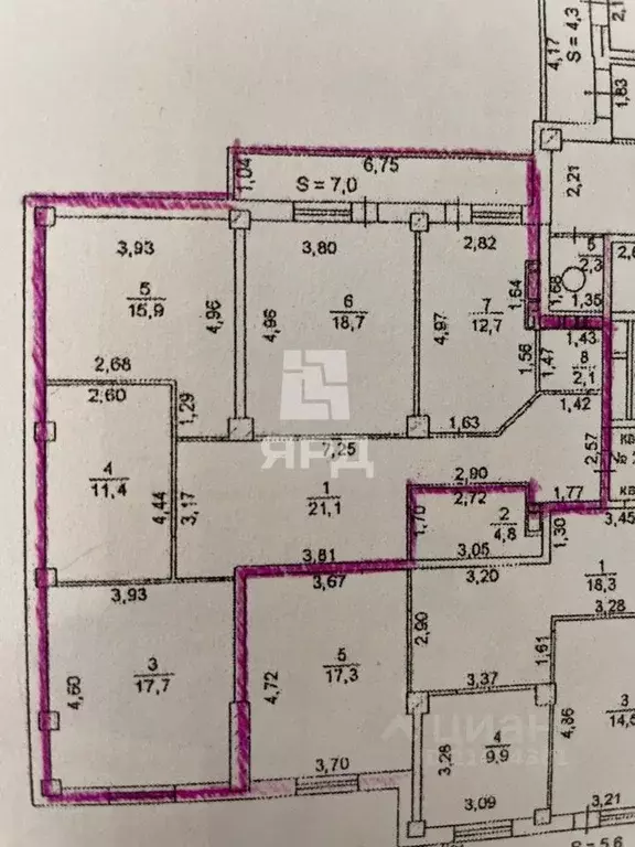 3-к кв. Ростовская область, Ростов-на-Дону просп. Михаила Нагибина ... - Фото 2