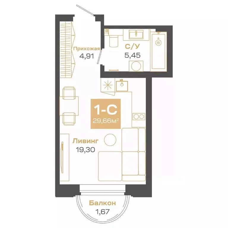 1-к кв. Новосибирская область, Новосибирск Академгородок мкр, ул. Мусы ... - Фото 0