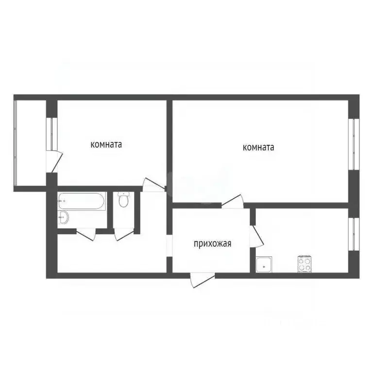 2-к кв. Севастополь просп. Античный, 64к4 (56.3 м) - Фото 1