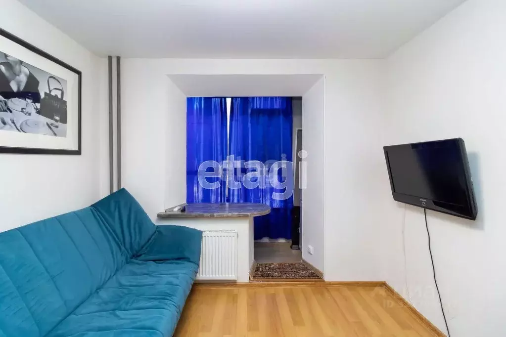 Студия Тюменская область, Тюмень ул. Новоселов, 115 (15.0 м) - Фото 1