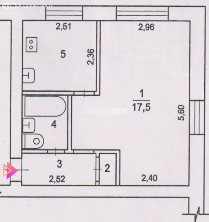1-комнатная квартира: Электросталь, улица Победы, 3к3 (29.5 м) - Фото 2