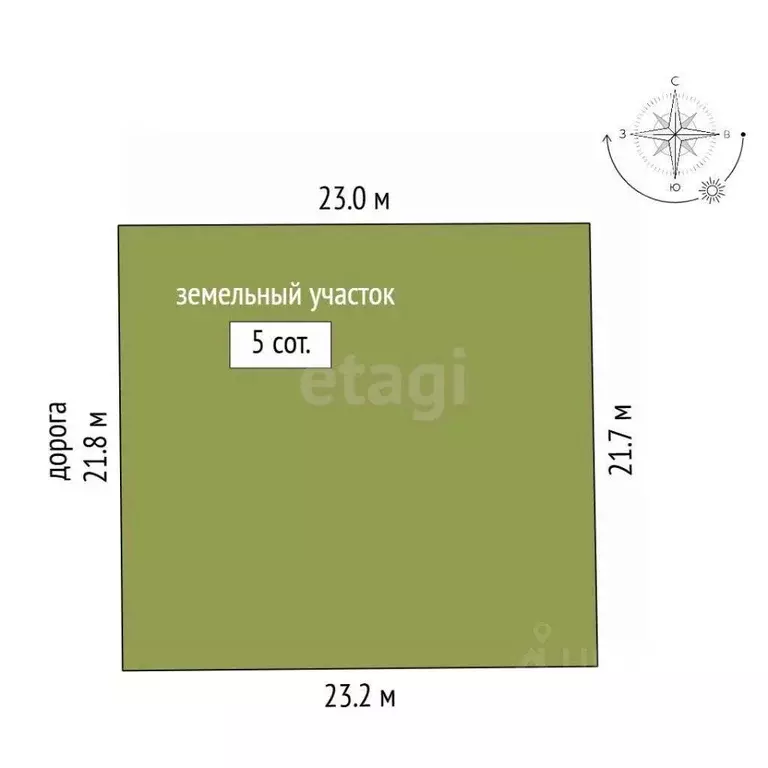 Участок в Ростовская область, Аксайский район, Ольгинское с/пос, ... - Фото 2