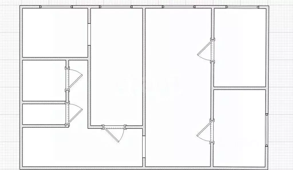 4-к кв. Костромская область, Ветлужский пгт ул. Горького, 2 (61.6 м) - Фото 2