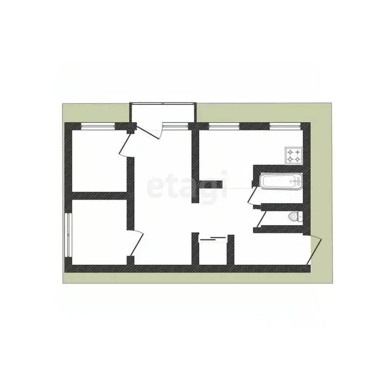 3-к кв. Алтайский край, Бийск Социалистическая ул., 116/1 (58.7 м) - Фото 2