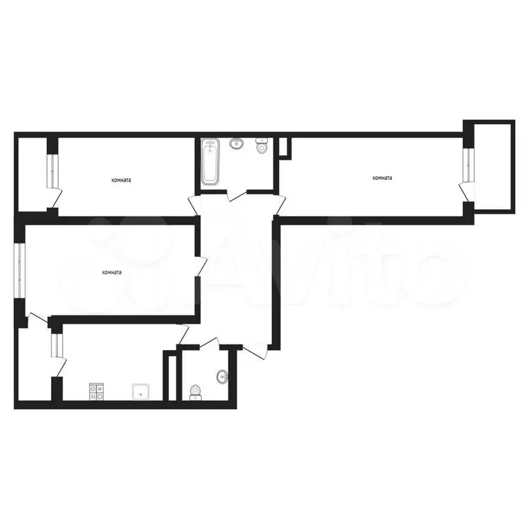 3-к. квартира, 130 м, 18/25 эт. - Фото 0