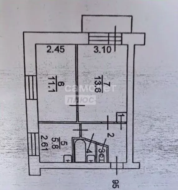 2-к кв. Томская область, Томск Мокрушинский мкр, ул. Мокрушина, 14 ... - Фото 1